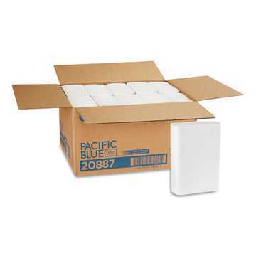 Georgia Pacific® Professional Pacific Blue Ultra Folded Paper Towels, 10 1-5x10 4-5,white, 220-pack, 10 Pks-ct freeshipping - TVN Wholesale